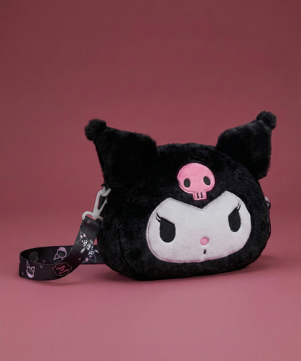 Sac Bandoulière Kuromi en Peluche : L'Allié Kawaii & Rebelle